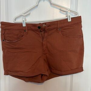 Universal thread jean shorts, high-rise MIDI size 18